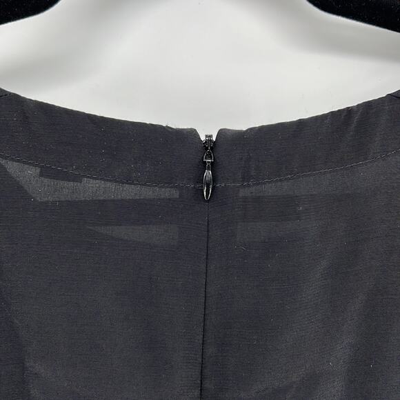 Boden Color Blocked Blouse - Blue/Black - 10 - Picture 6 of 6